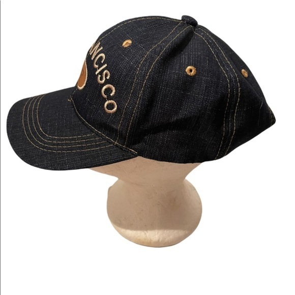 San Francisco Adjustable Blue Denim Hat NWOT - Picture 2 of 6